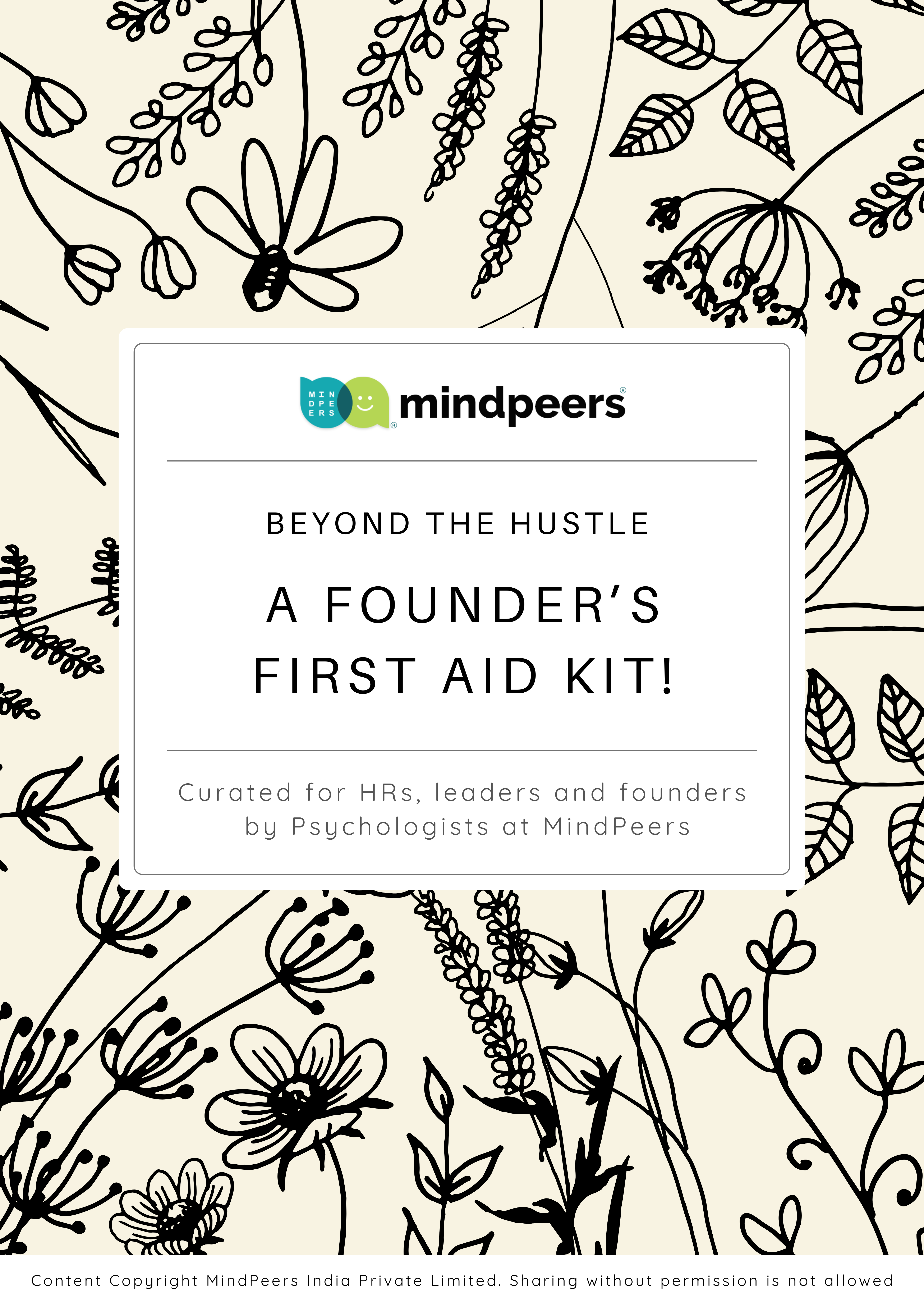 Beyond the Hustle - A Founders First Aid Kit!